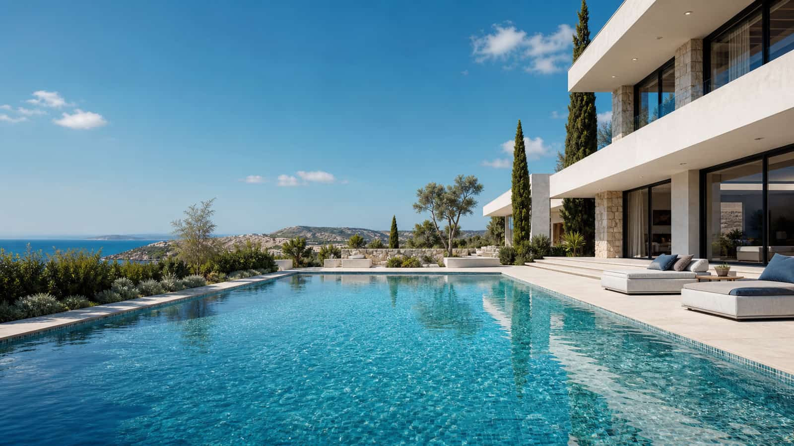 Modern property maintained by Sensus in Cyprus